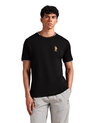 Image of U.S. Polo ASSN. Mens OEE08 Crew Neck Comfort Fit Lounge T-Shirt