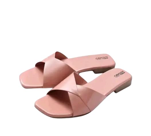 B-FASHION Latest Women Flat Sandal Stylish | Trending and Comfort Fancy Flat Fashion Sandal Flat Sandal Slippers (Pink, UK Footwear Size System, Adult, Women, Numeric, Medium, 7) (B0DF79664W) Amazon Price History, Amazon Price Tracker