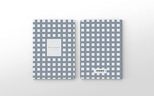 Image of Factor Notes 100 GSM A5 Notebook: Plain | 144 Pages (Ash Grid)