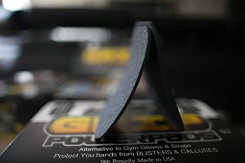 Grip Power Pads Original Lifting Grips The Alternative To Gym Workout Gloves Comfortable & Light Weight Grip Pad For Men & Women That Want To Eliminate Sweaty Hands (Single Pair) #TOP3
