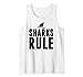 Sharks Rule Jouet de plongeur pour enfant Motif requins Débardeur