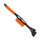 Berriphonia Snow Brush And Ice Scraper | Bracks De Parabrisas Desmontable Para Hielo Y Nieve, Removedor Cepillo Multifuncional Para Camiones De Estacionamiento Morning Away Cambia De Invierno