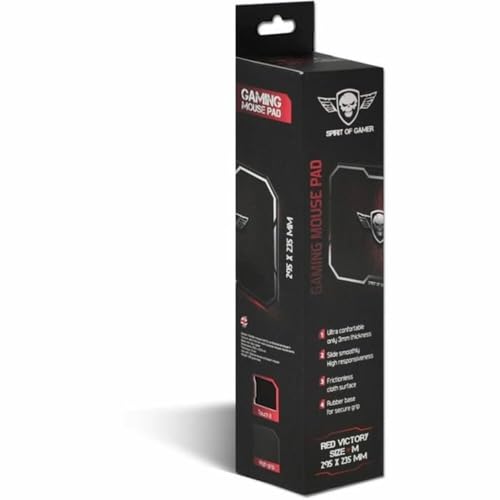 SPIRIT OF GAMER SOG-PAD01XLR - Tappetino per Mouse da Gaming per PC Portatile, Nero - Mousepad - Immagine 1