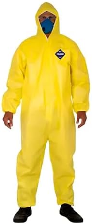 Macacão Reforçado Proteção Química Impermeável Pintura Amarelo G