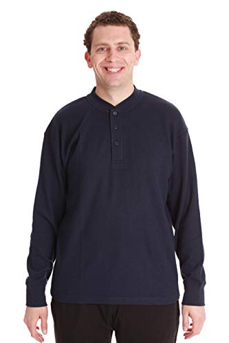 #followme Henley Thermal Shirt for Men Breathable Long Sleeve Shirt