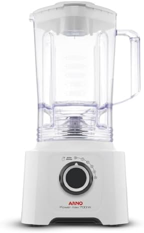 Liquidificador Arno Powermax 700W LN51, Branco, com 4 Lâminas Pow...