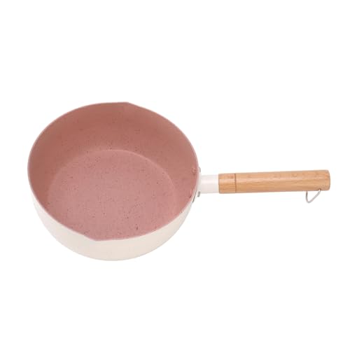 Sartén para salsa de leche, antiadherente, multifuncional, uniforme, resistente al calor, cacerola con mango aislante del calor, para cocina de gas, cocina de inducción (20 cm)