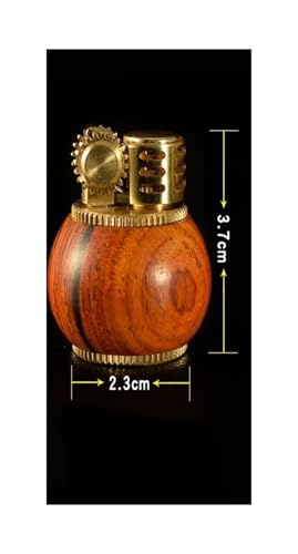 Encendedor portátil pequeño de kerosene color marrón miniatura 7