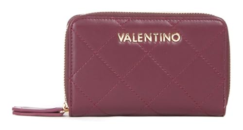 Valentino Nur Re Zip Around Wallet Vino idéal pour vos sorties chic et journées de travail