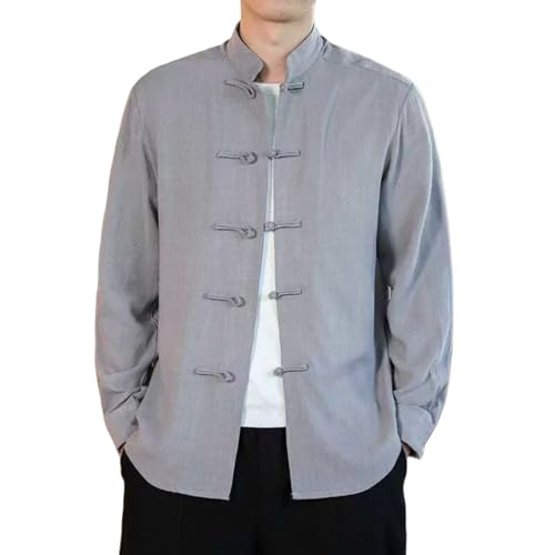 Veste Zhongshan homme velours côtelé style chinois pour rompre la monotonie