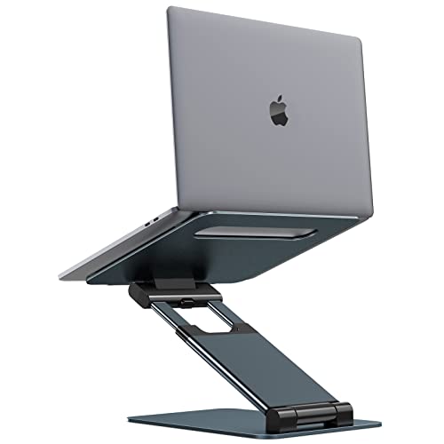 Black Friday - 80% OFF Nulaxy Laptop Stand, Ergonomic Sit to Stand Laptop Holder Convertor, Adjustable Height from 1.18" to 21", Supports up to 22lbs, Compatible with MacBook, All Laptops Tablets 11-17"