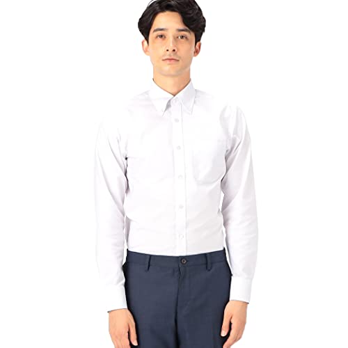 (コムサイズム) COMME CA ISM 【イージーケア】 オックスフォード ドレスシャツ 47-10HA02-202 L グレー