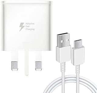 HOLOA Adaptive Fast Charger With USB-Type C Cable(4 Ft), Original Fast Charge QC3.0 Compatible with Samsung Galaxy S8/S9/S10 Plus/Edge,S20/S21,Note8/9/10,LG,HTC 10 and More Type C Devices (white)