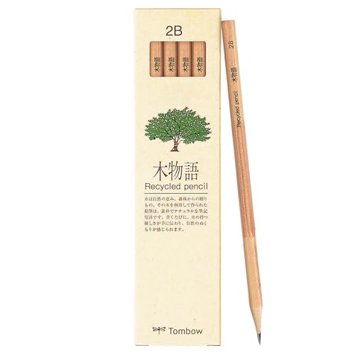 Amazon | トンボ(Tombow) 鉛筆 木物語 2B 1ダース LA-KEA2B | 鉛筆
