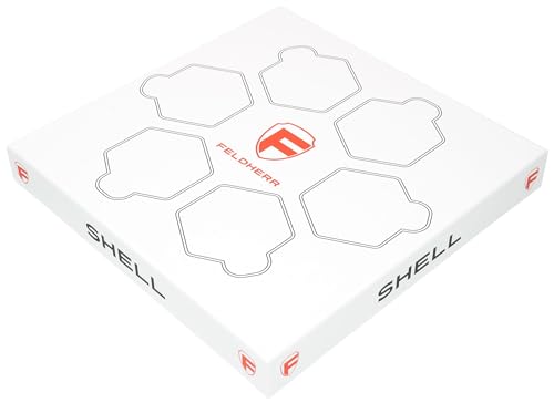 Feldherr Shell Core Box - 6 farbige Schälchen im praktischen Karton für Token, Marker, Meeple, Spielzubehör und als Bastelschale für Kleinteile