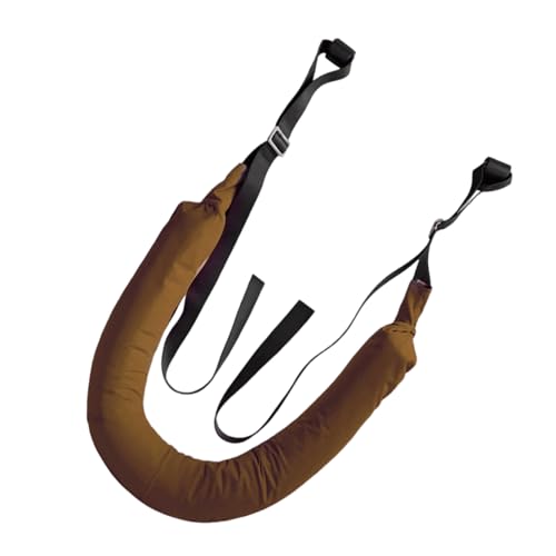 Back Stretching Equipment - Adjustable Lumbar Belt, Muscle Support Trainer | Ergonomic Design, Improves, Recovery Tool, Ideal for Athletes, Family, Office Workers, Home Users