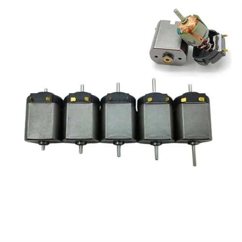 Moteur 130 5 pôles double axe pour la réparation de jouets et projets DIY