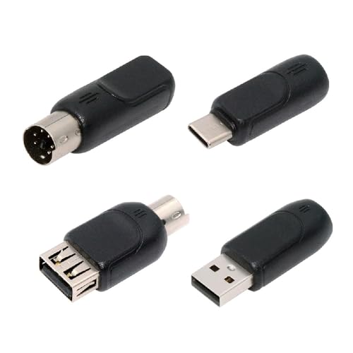 Adaptador USB-C a PS/2 Cablecc, pack de 4 piezas miniatura 1