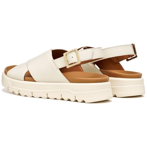 Geox Damskie sandały D XAND 2.1S E Wedge, Off White, rozmiar 36 EU