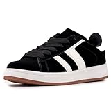 JOMIX Zapatillas Hombre Baratas y Ligeras Sneakers Cómodas y Transpirables con Suela Antideslizante de Goma Zapatos Casual para Diario Universidad Oficina MCC255002 Negro 43