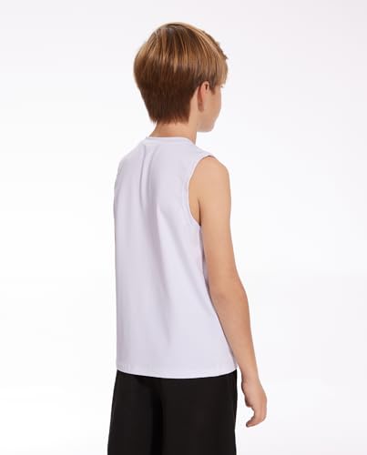 Star Vibe 5 Pack Boys Tank Tops Dry-Fit, Moisture Wicking Active Athletic Shirts Sleeveless Performance T-Shirts for Kids4