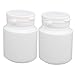 New Lon0167 2Pcs 100ml Featured HDPE Plastic White reliable efficacy Empty Solid Powder Bottle Storage Jar(id:f01 9d ff cfc)