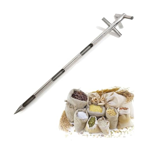 Sonde d'échantillonnage de grains durable en acier inoxydable 304