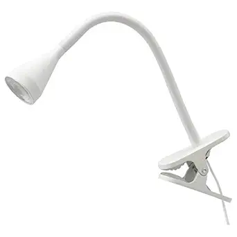 Ikea TSSP LED clamp Spotlight Length: 34 cm, Cord Length: 2.0 m, Luminous Flux: 220 lm , Power: 1.9 W (White)