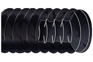 Hose-Vinyl Vent 4" X10' Black — Durable and Efficient Marine Blower Hose