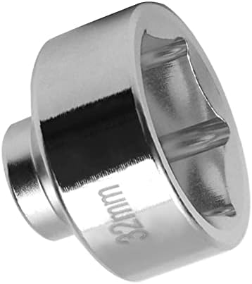 Shonee 32mm 6-Point Steel Socket Wrench For GM, Volkswagen, Pontiac Chevrolet, Saturn, Pontiac,Saab and All With 32mm Oil Filter Caps, Low Profile Oil Filter Wrench, 3/8" Drive Oil Filter Removal Tool