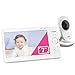 Vtech Video-Babyphone mit 7-LCD-Farbbildschirm, Schlafliedern, beruhigenden Klängen, Gegensprechfunktion, Temperatursensor, Nachtsicht, Langer Akkulaufzeit, großer Reichweite, ohne WLAN: 819 Max