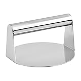 ETUCYNG Hacksteakpresse, Edelstahl, Hamburgerpresse, bequemer Griff, Fleischpressen, Hacksteakpressen, antihaftbeschichtet, für, Patties, Fleisch, Grill