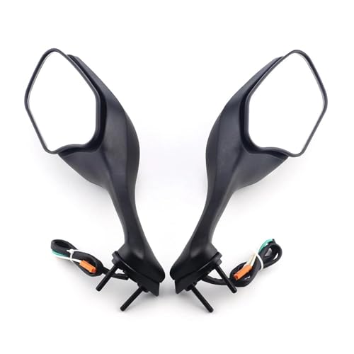 Espejo de manillar plegable con intermitentes para CBR1000RR y moto deportiva 4
