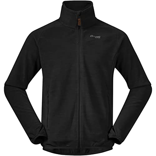 Bergans Hareid Fleece Jacket NoHood - Black - L