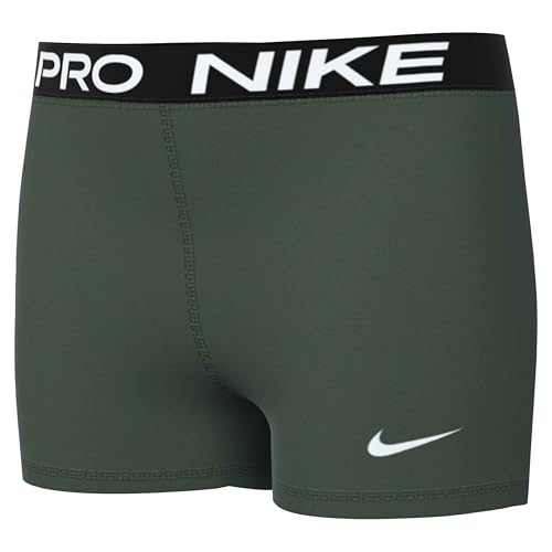 Image of Nike Girls' Pro Shorts (Little Big Kid), Fir /White