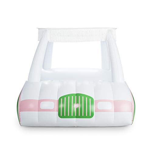 Funboy Giant Inflatable Luxury Golf Cart Pool Float, Two Cup Holders, Removable Fringe Shade, Float For Summer Pool Party And Entertainment #TOP4