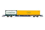 Hornby TT TT6031 Touax KFA Containerwagen mit 1x20 & 1x40 Containern