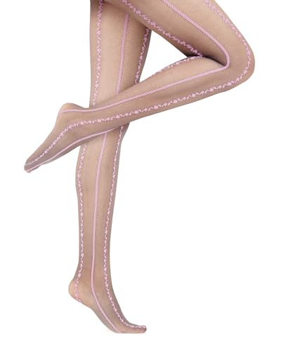 Image of Benefeet Sox Womens Sheer Tights Girls Floral Patterned Sheer Nylon Pantyhose Stockings Silky Party Lolita Tights Gifts
