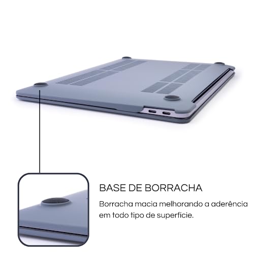 Case Capa de Proteção compatível com Macbook Air 13 Chip M1 A2337 A1932 A2179