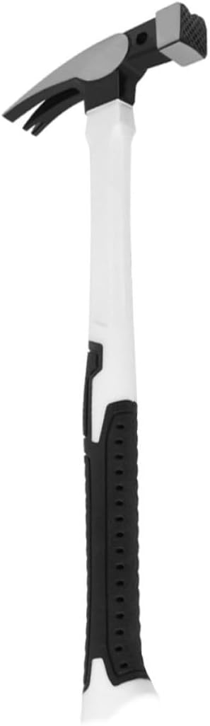 Multi-purpose Non-slip Claw Hammer for Carpentry and Home Maintenance, Lightweight Carbon Steel Nail Hammer with Plastic Handle, Universal Fixing Tool for Woodworking and Repair