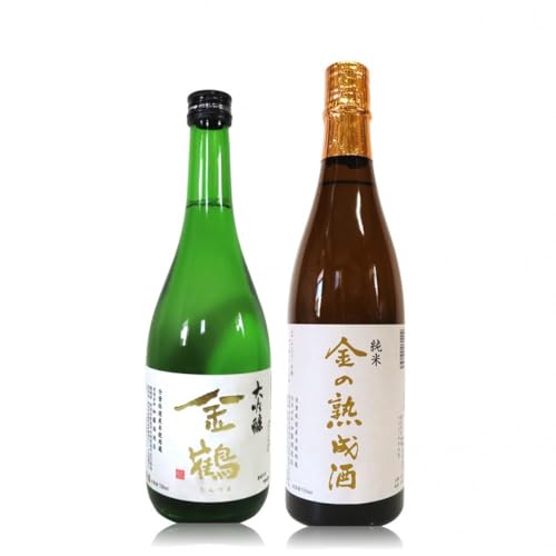 金継×金鶴 純米 金の熟成酒&金鶴大吟醸