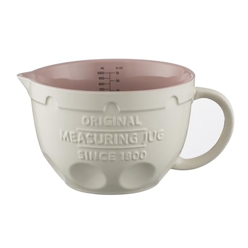 Comparison: Best Microwave Jug 3 Mason Cash Innovative Kitchen 1 Litre Tilting Measuring Jug | Stoneware Jug with Easy-Mix Tilt Design | Ideal for Whisking, Baking & Everyday Cooking | Dishwasher & Microwave Safe