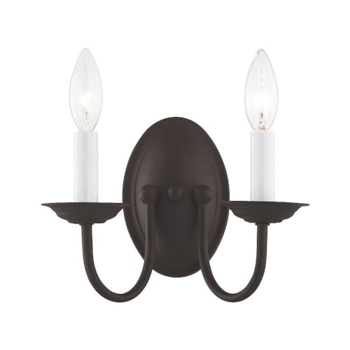 Image of Livex Lighting 4152-07 2-Light Wall Sconce, Bronze