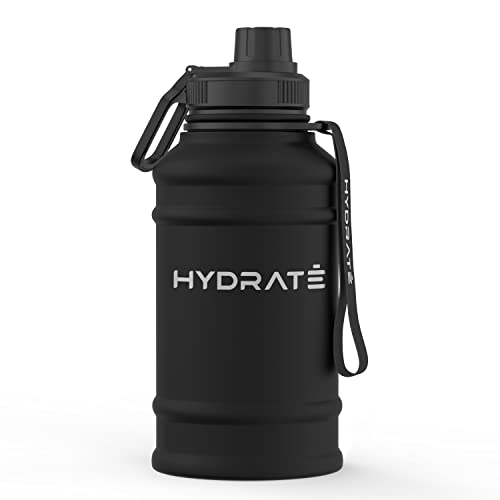 HYDRATE 43 Oz Stainless Steel Water Bottle - BPA Free Metal Water Bottle for Gym, Exercise - Water...