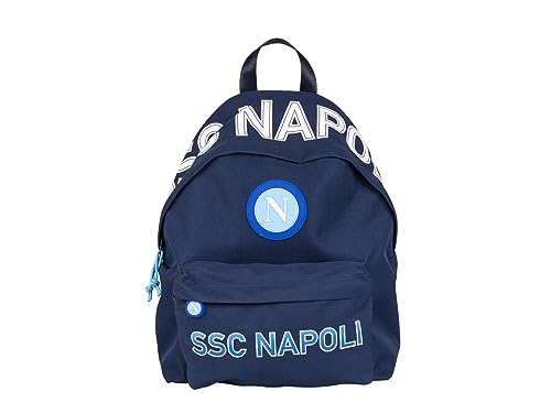 Colourbook Zaino scuola Americano – SSC Napoli 42x30x13 cm (Blu scuro)