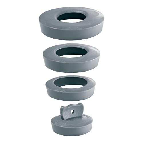 Wirquin 39224001 Kit bouchon universel pour vidage Ø 36 à Ø 58, gris