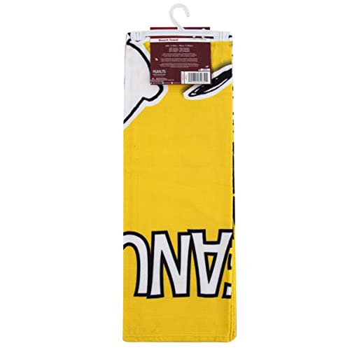 Northwest Beach Towel, 30" X 60", Peanuts Charlie Brown Stripe #TOP4