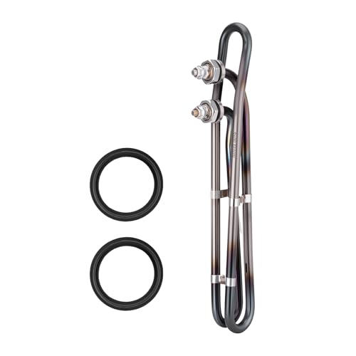 5.5KW 240V Titanium Hot Tub Heater Element with Mounting Hardware Compatible with Flo-Thru Universal Tub Heating Element Applicable in Balboa Spa Heater Element Spas Electric Heaters or Swimming Pools