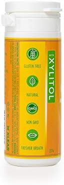 Spry Xylitol Lemon Burst Mints Sugar Free Candy - Promote Oral Health, Increase Saliva Production, Stop Bad Breath, Non-GMO, Gluten-Free, 45 Count (Pack of 1)