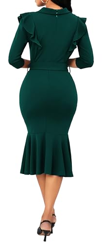Image of Women's Vintage Pencil Dress Wear to Work